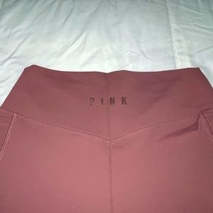 L•VS Pink Dark Nude Pink Leggings